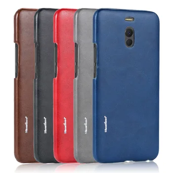 

30pcs/lot Free Shipping Luxury Leather Stick Back Cover Case For Meizu M6 Note
