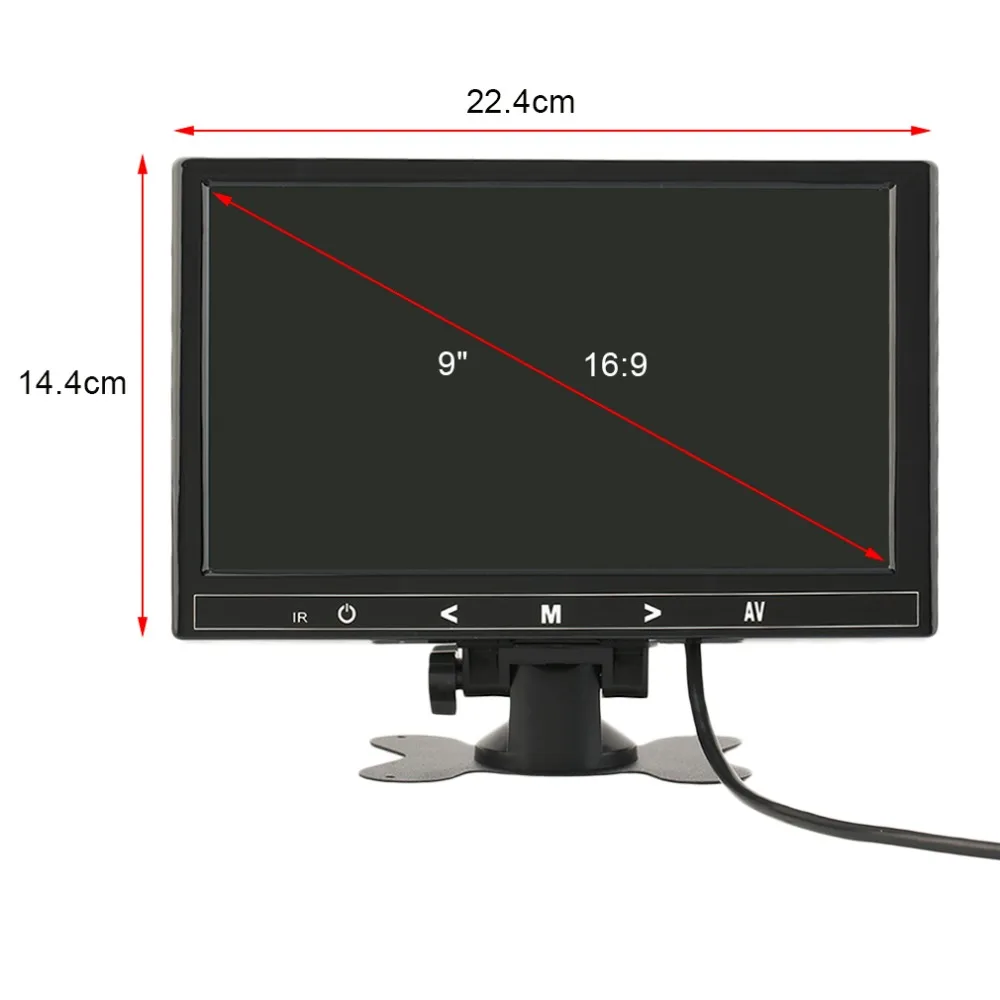 

New 9 Inch Vehicle Mounted Desktop MP5 HD 1080P Player 800x480xRGB Digital Display Screen Dash Cam Recorder Hot Sale