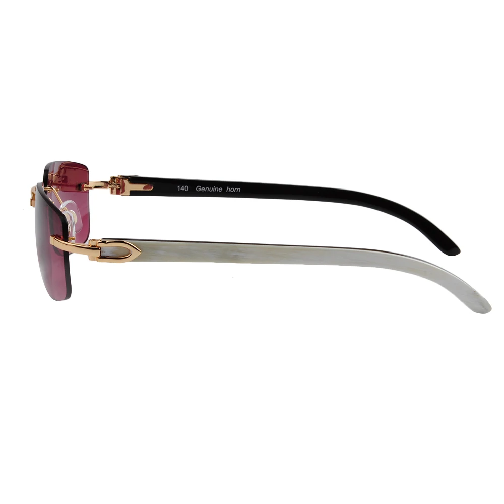 LONSY, модные новые женские солнцезащитные очки Buffalo Horn, фирменный дизайн, Винтажные Солнцезащитные очки для женщин, Oculos De So Feminino LS4005