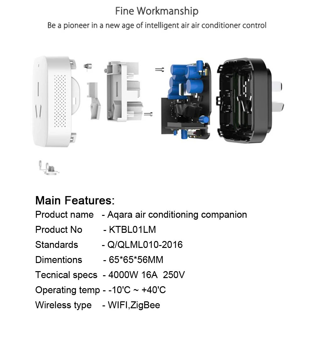 Aqara кондиционер Компаньон с функцией шлюза датчика температуры и влажности