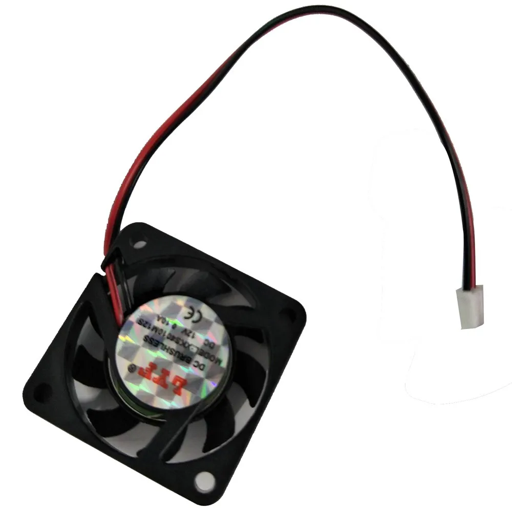 BK И высококачественный Вентилятор охлаждения LYF DC 12 В 2Pin 40X40X10 мм PC чехол для процессора вентилятор охлаждения большой воздушный радиатор l914#3 - Цвет лезвия: BK