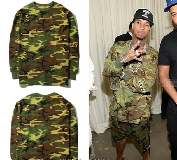 yeezy season 2 camo long sleeve