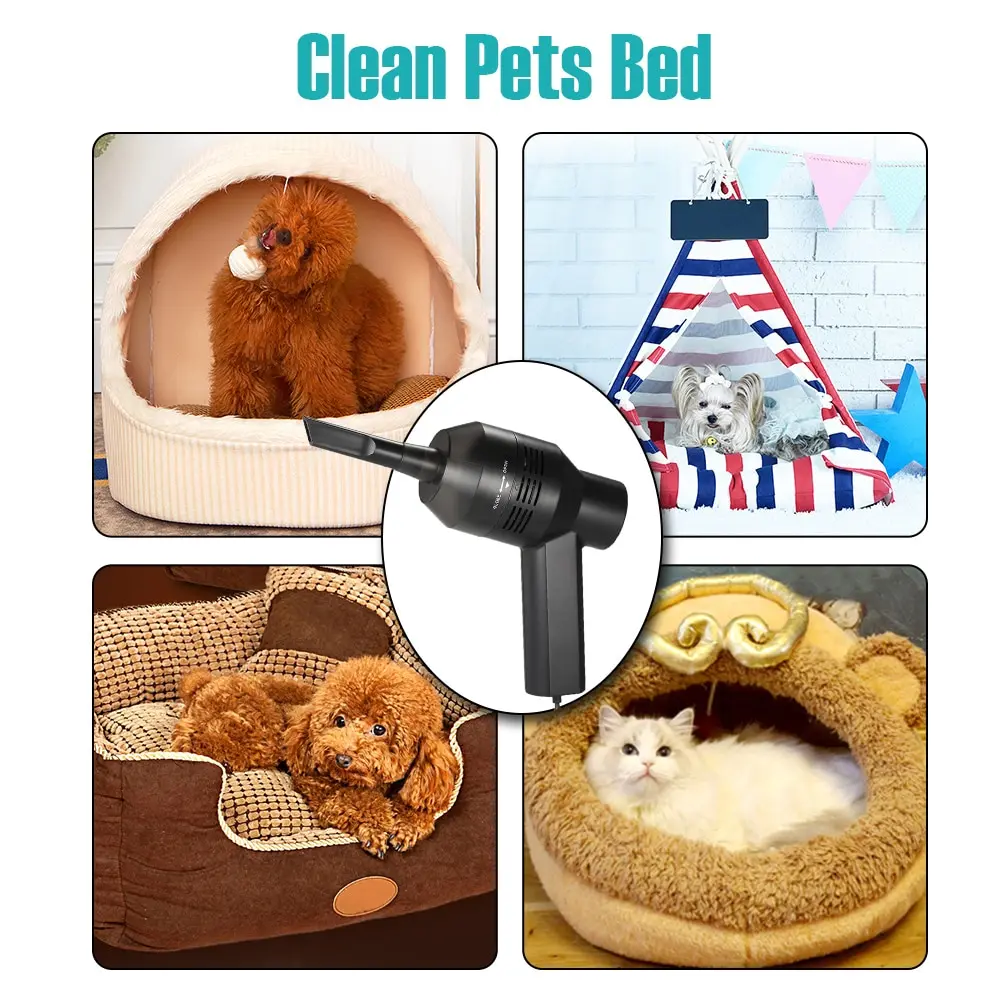 Pets Portable Mini USB Vacuum Cleaner Dust Collector Duster for Pet Dogs Cats Cleaner