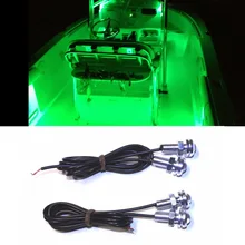 Светодиодный светильник для лодок под корпусом, подвесной светильник, водонепроницаемый, 12 В, для хранения на палубе, для Каяка, с бантом, для трейлера, для понтона