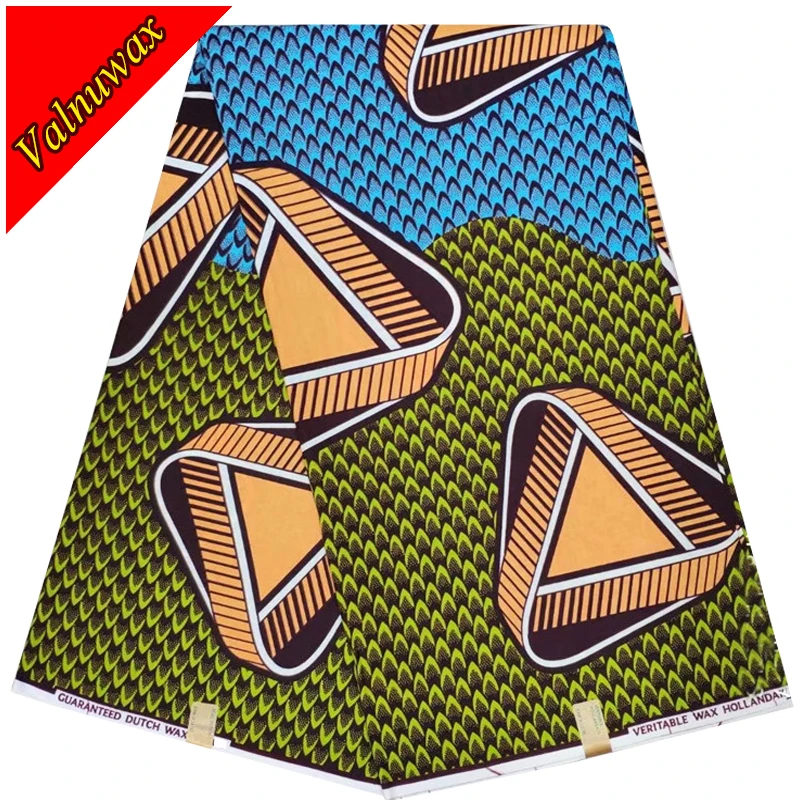 

Guaranteed dutch wax veritable dutch wax hollandais african printed fabric 100%cotton 6yards for Nigeria dress- KWs