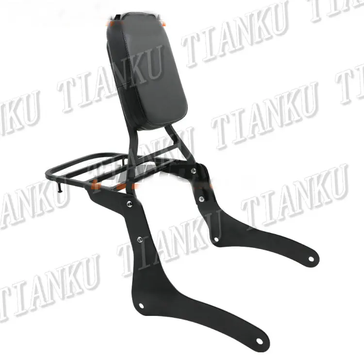 Matte Black Motorcycle Backrest Sissy Bar Luggage Rack For KAWASAKI Vulcan VN900 2006-2017 |