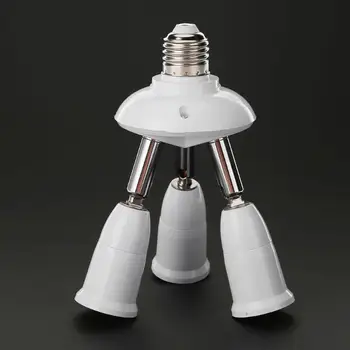 

Adjustable E27 Splitter 3 4 5 Heads Lamp Base E27 Lamp Base Holder Splitter LED Light Bulb Holder Adapter Converter Socket