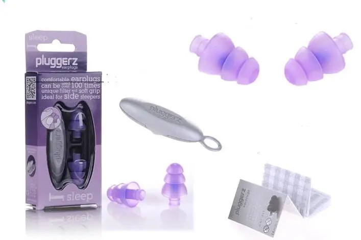 Tampões de Ouvido Nova Pluggerz Viagem Dormir Anti Ronco Ruído Nadar 4 Sono e ronco