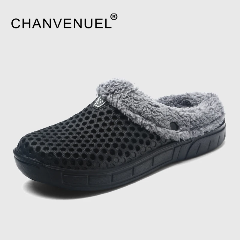 2017 New Men's Winter Clogs Garden Shoes EVA Waterproof