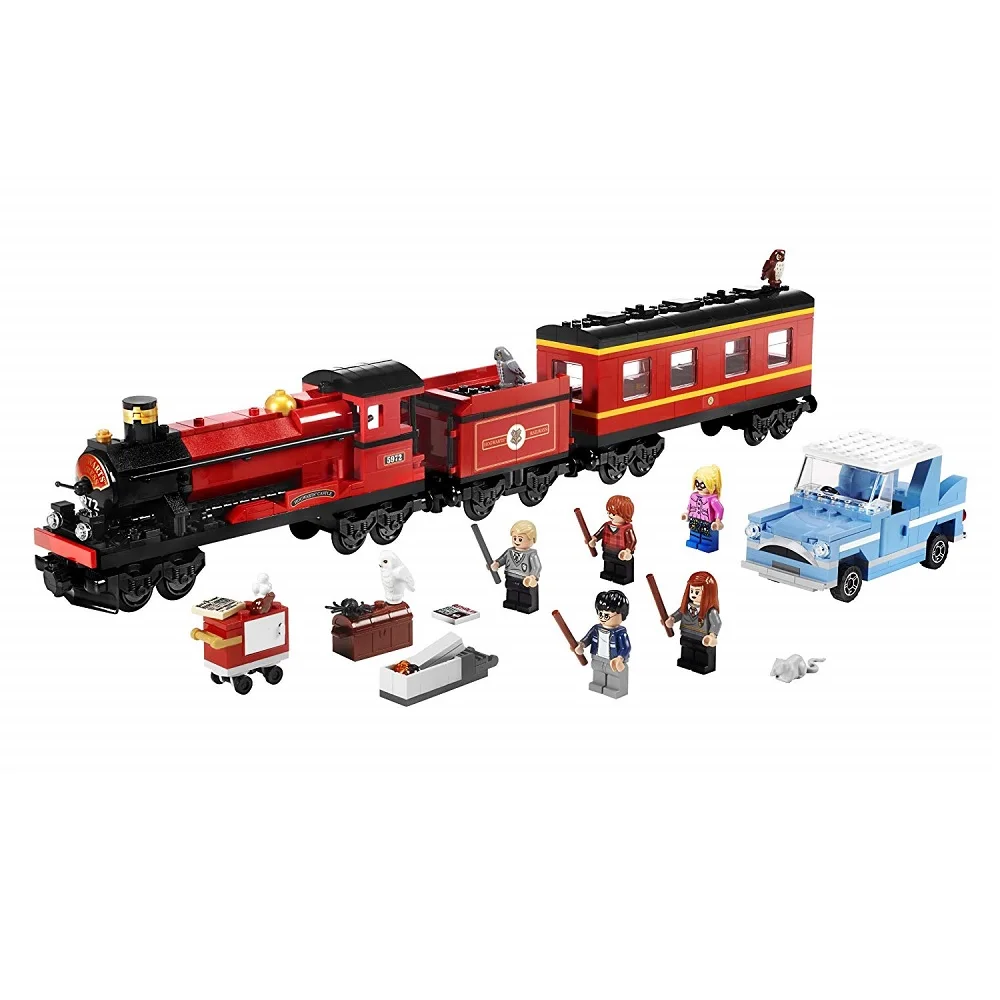 

Hogwartse Express Compatible Legoe Harrye Potter Train Building Blocks toys for Childrens Bricks Car Model kid gift 724Pcs