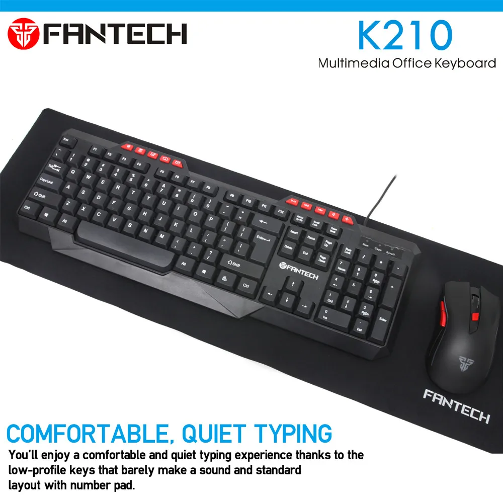 FANTECH K210 Multimedia Office Keyboad 7 FANTECH K210 Multimedia Office Keyboad 7