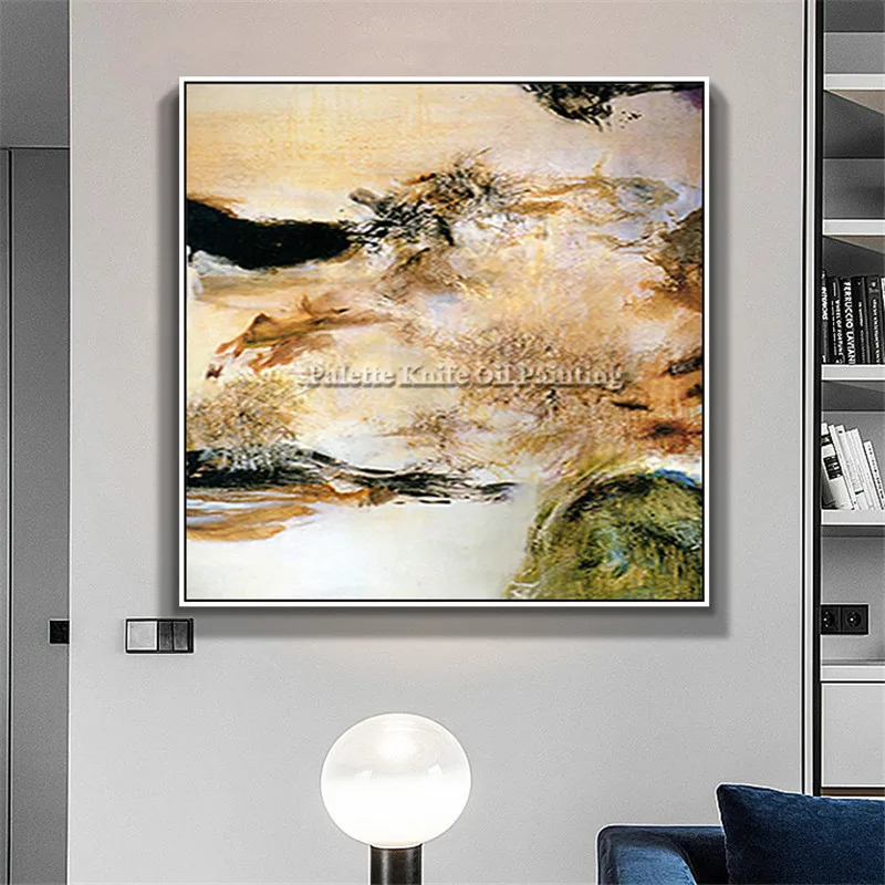 

Nordic painting on canvas wall art pictures for living room home decor abstract hand painted quadros art cuadros decoracion0004