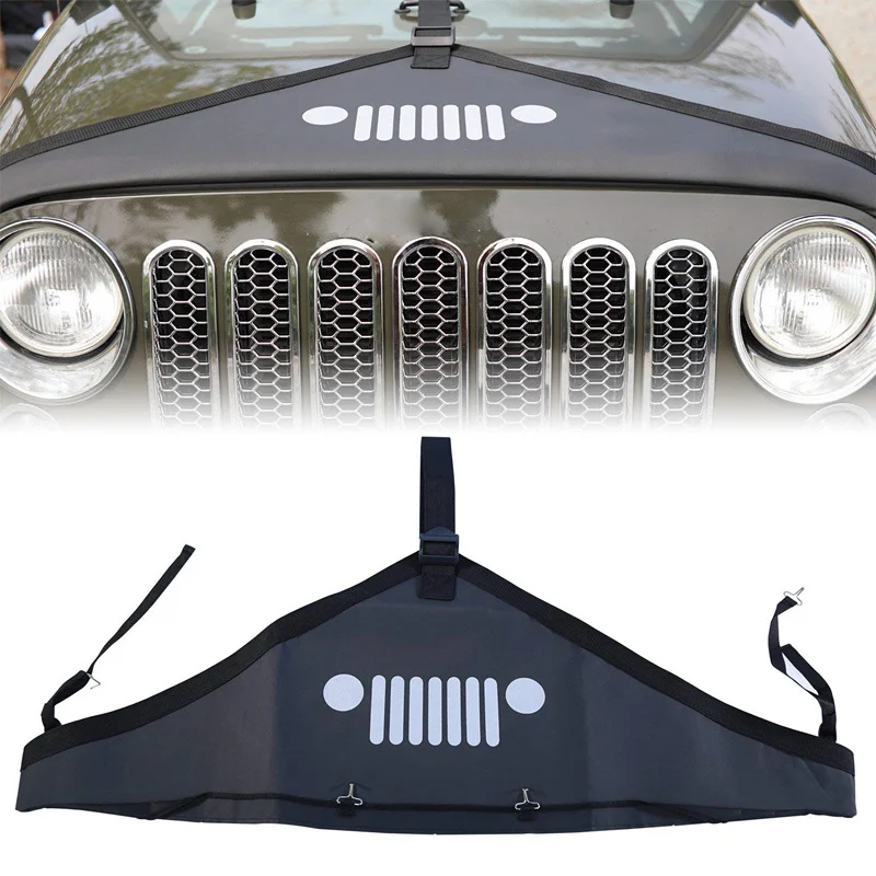 Hood Cover Star USA Flag Engine Cover Head Decoration Canvas for Jeep