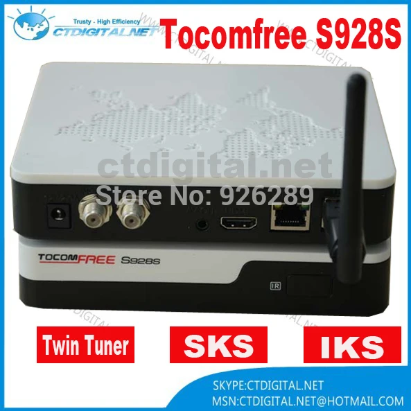 Tocomfree S928S IKS SKS Nagra3 Receptor De Sat lite HD WIFI Para