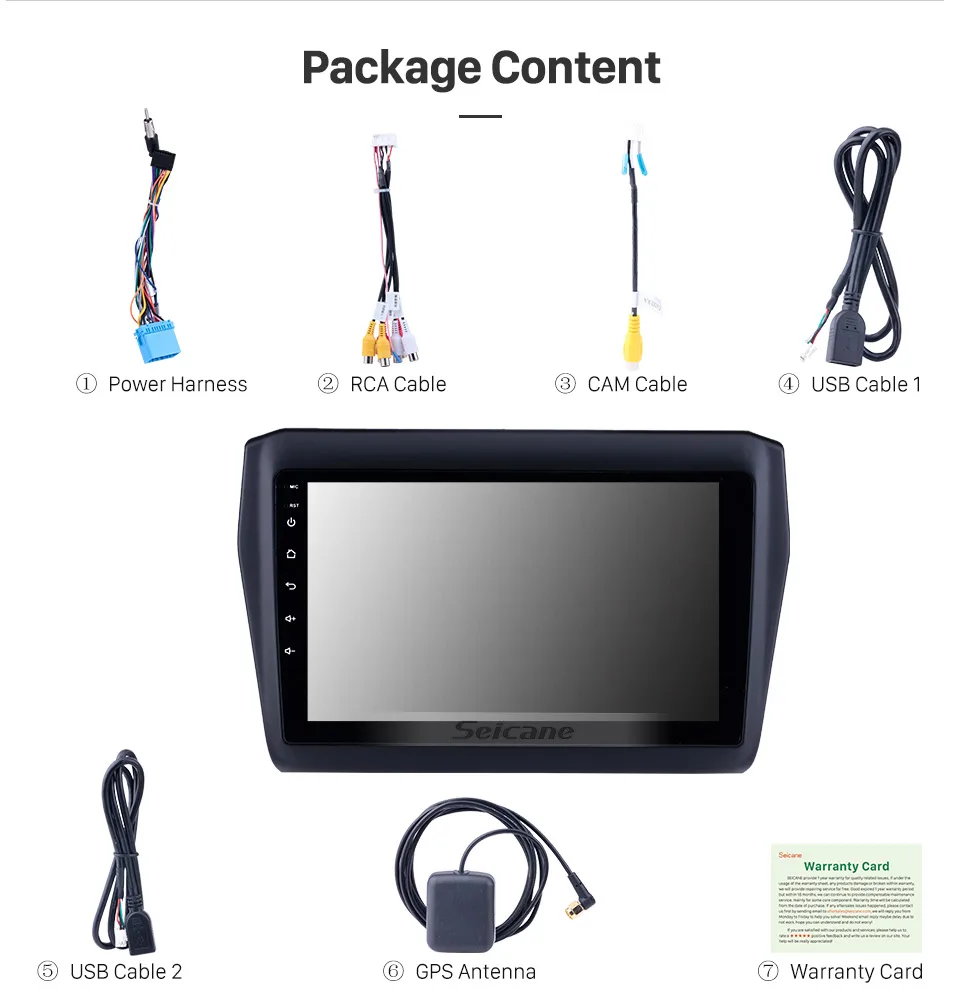 Top Seicane Car Radio For SUZUKI Swift 2017 2018 2019 Android 8.1 9inch HD Touchscreen Bluetooth GPS Navigation Multimedia Player 17 Top Seicane Car Radio For SUZUKI Swift 2017 2018 2019 Android 8.1 9inch HD Touchscreen Bluetooth GPS Navigation Multimedia Player 17