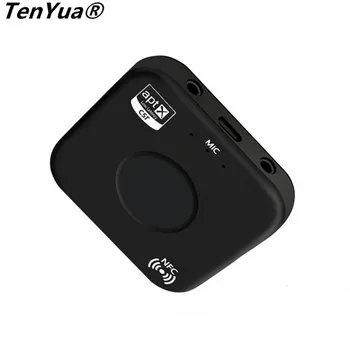

TenYua Wireless Audio Receiver Adapter B7 PLUS Bluetooth 4.2 Receiver APT-X NFC CVC6.0 Built-in Microphone AUX Out