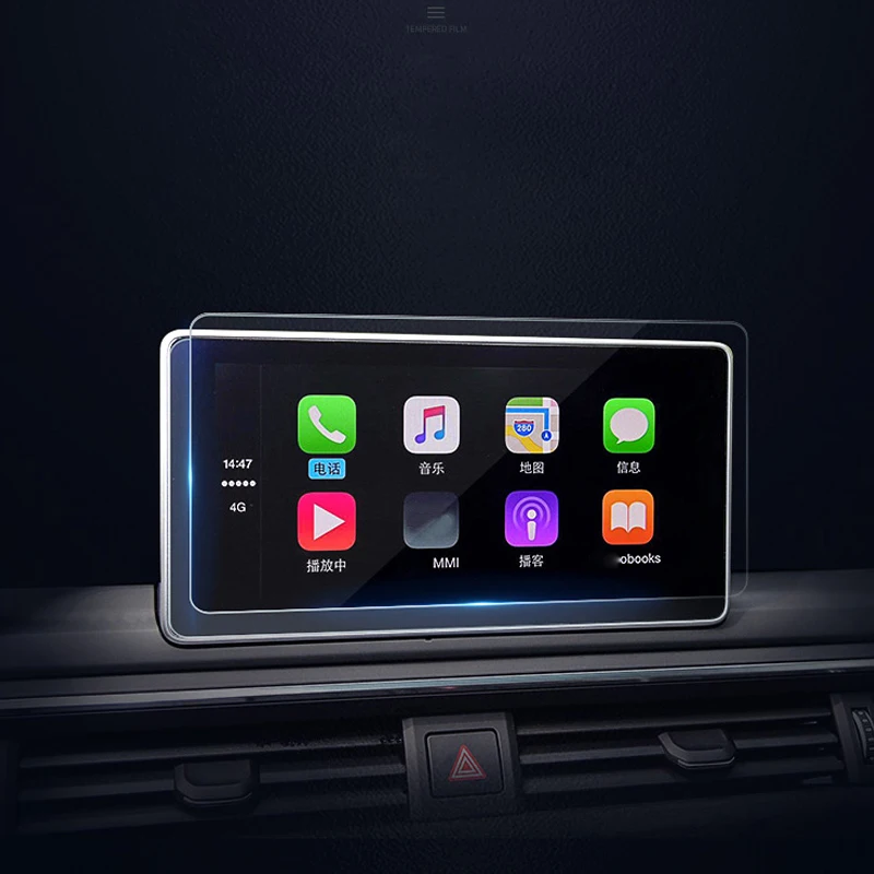 

GPS Navigation Car Styling Tempered Glass Screen Protector Film for Audi Q5 2018
