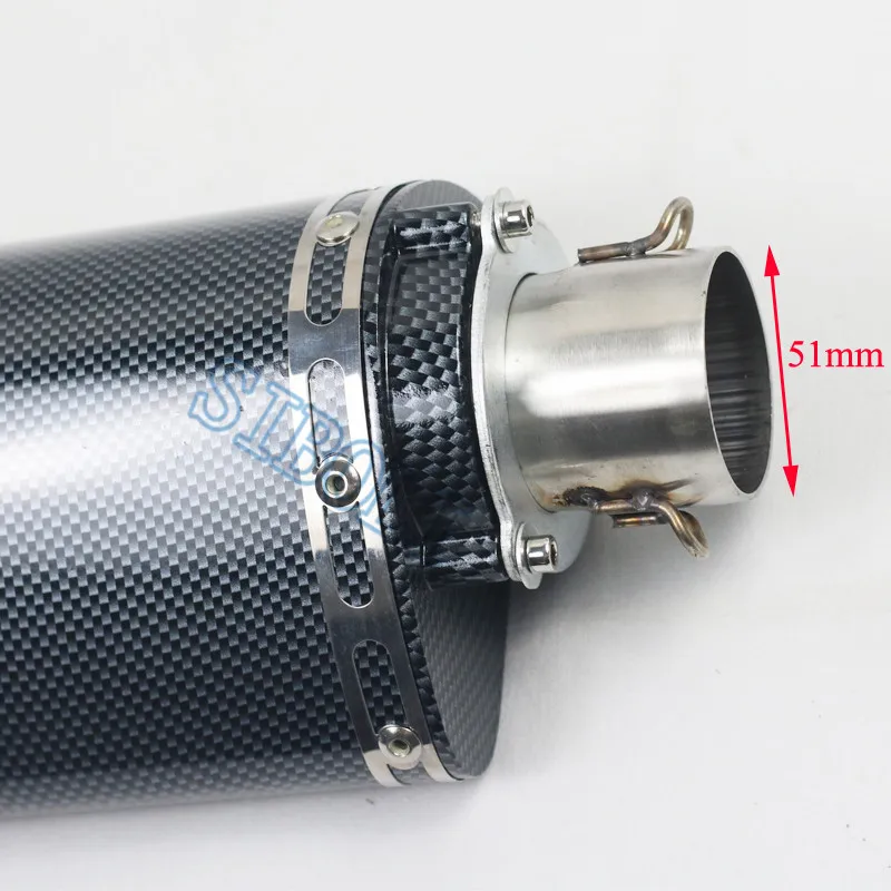 Escapar Scooter motocicleta silenciador de la motocicleta para YAMAHA R6 mt 09 2017 Honda nc sym z1000 2013 mt10 cbr125 fz6 de s1000xr r3