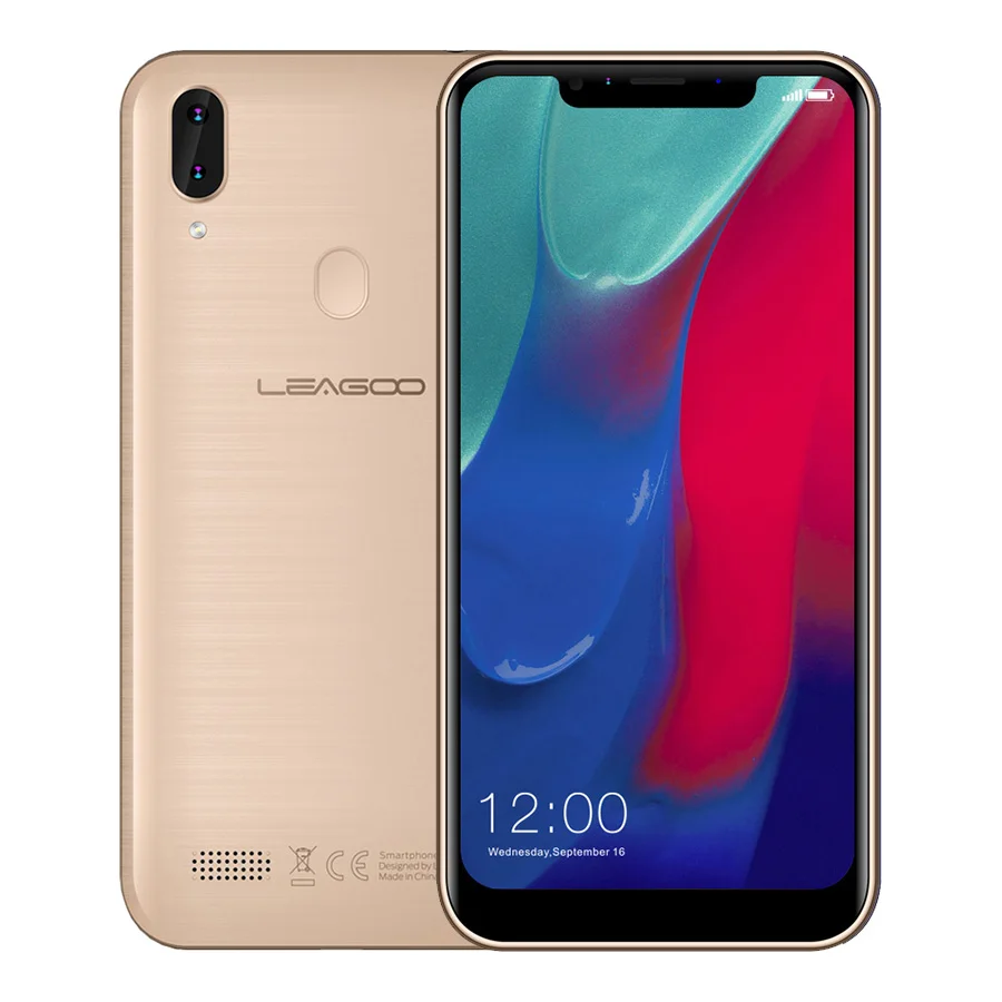 LEAGOO M11 смартфон 6,1" 4000 мАч 2 Гб оперативная память 16 Встроенная Android 8,1 MT6739 4 ядра сзади отпечатков пальцев быстрый заряд г мобильного телефона