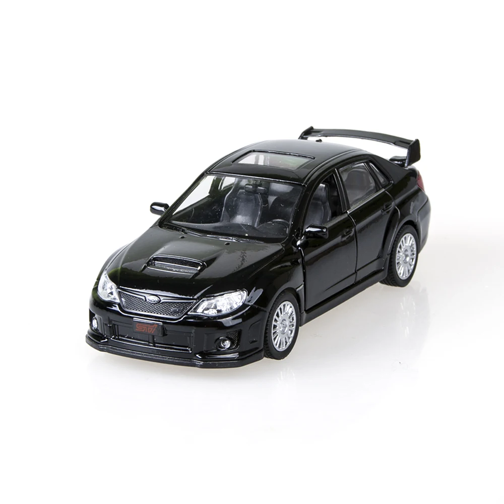Детские игрушки автомобиль Impreza WRX STI 1/36 модели из сплава 4 цвета модель автомобиля