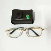 Складные очки для чтения мужские и женские мини ретро часы классические очки пресбиопические очки с диоптриями 1,5 3,5 складные очки для чтения