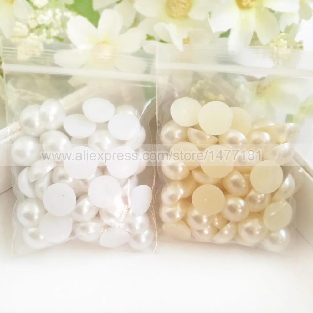 12mm Half Round Pearls 1