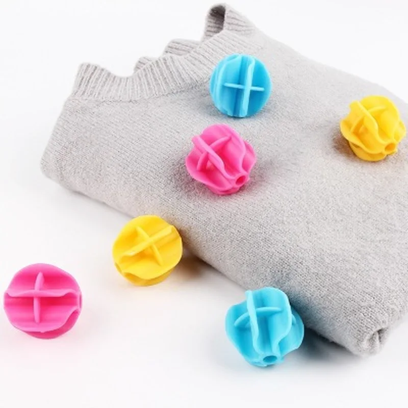 

3pcs Color Random Anti-winding Laundry Ball Eddy Current Clean Washing Machine Bra Wash Care Cleaning Ball Laundry Products