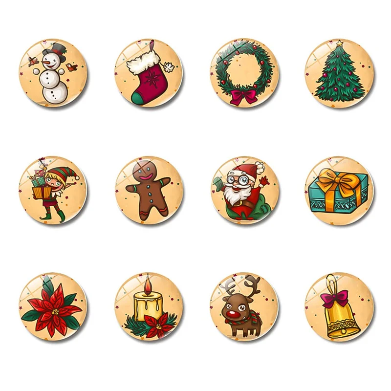 

Fairy Tale World Snow House Fridge Magnet Elk Santa Claus Decorative Refrigerator Magnets Christmas Gifts Present Message Board