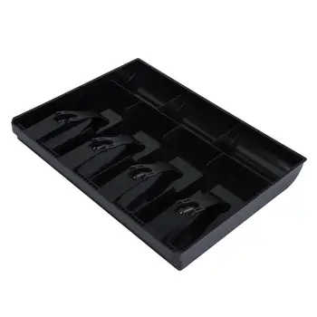 

15.94 9.65 1.38in Cash Drawer Register Insert Tray Replacement Coins Money Store Storage Cash Register Tray Classify Box 5 Grids
