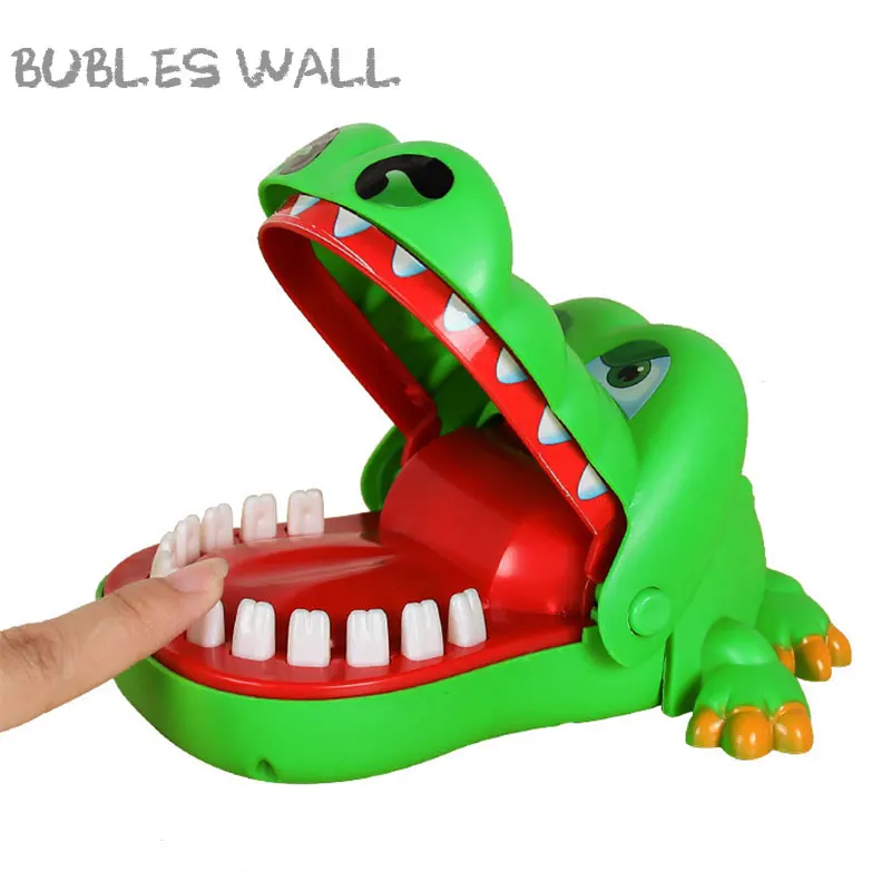 

Bubles Wall Mouth Dentist Bite Finger Toy Crocodile Pulling Teeth Bar Family Games Toys Kids Funny Toy For Children Gift
