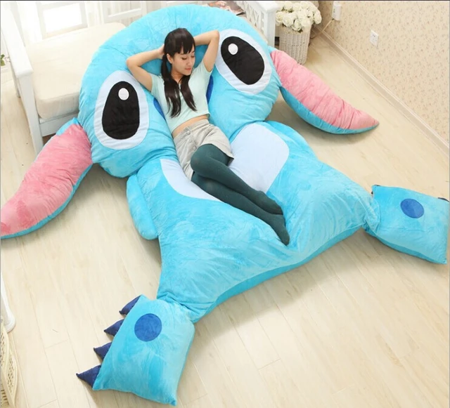 Pikachu cama, muebles, silla baja, de gran tamaño Stitch creativo lazy