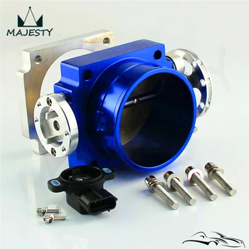 

90mm Reverse Throttle Body With TPS Sensor For T**oyota S**upra 1JZ / 2JZ Blue