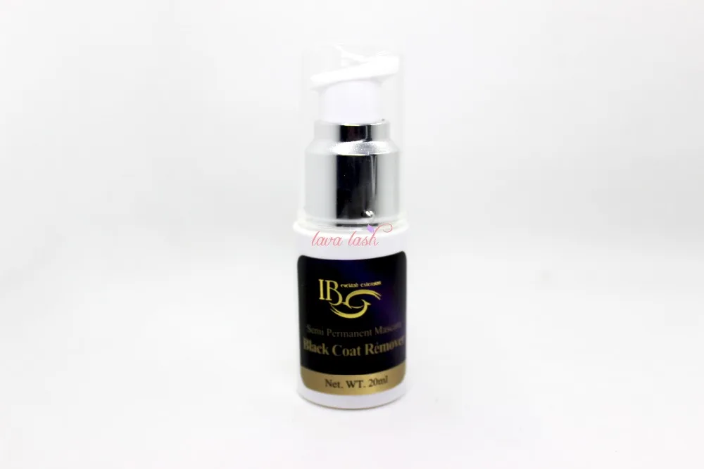 

Free Shipping 5 bottles/lot original Korea Professional IB Black Coat Remover for Individual Eyelash Extensions Remover 20ml