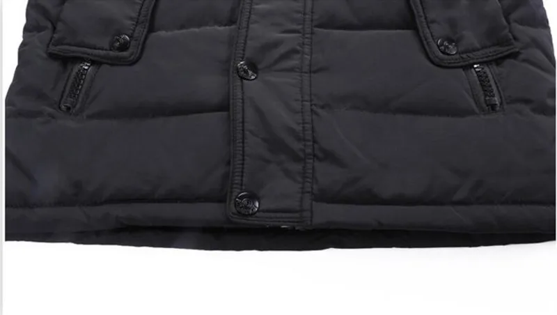 COOTELILI 90% White Duck Down Winter Overalls Down Jacket For Boys Toddler Winter Coat Teenage Clothes For Boys 130-170cm  (10)