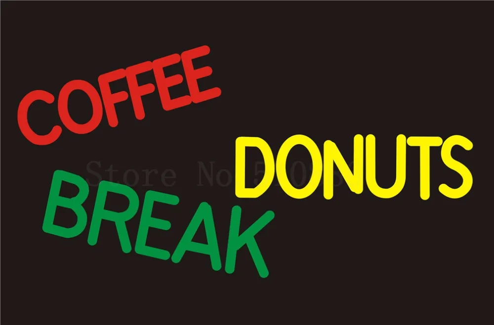 

Custom Signage NEON SIGNS Coffee Donuts Bakery Open Cake Bread BAR PUB Signboard Display Decorate Store Shop Light Sign 24*20"