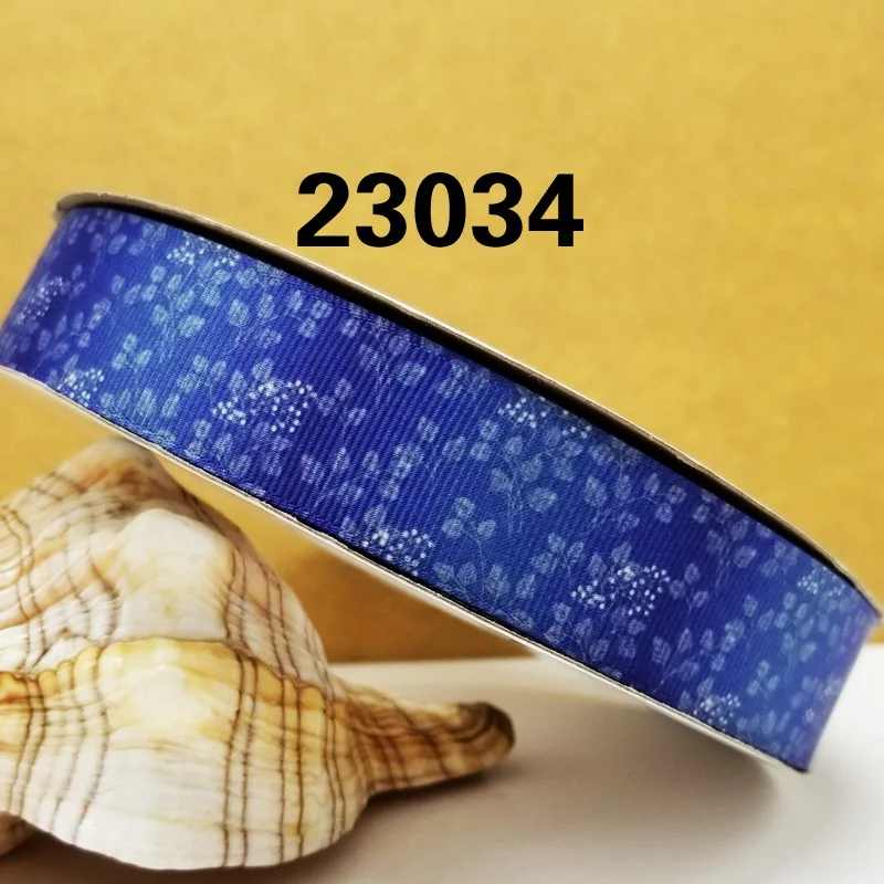 50 ярдов Llamas напечатанная лента grosgrain 22766 - Цвет: 23034