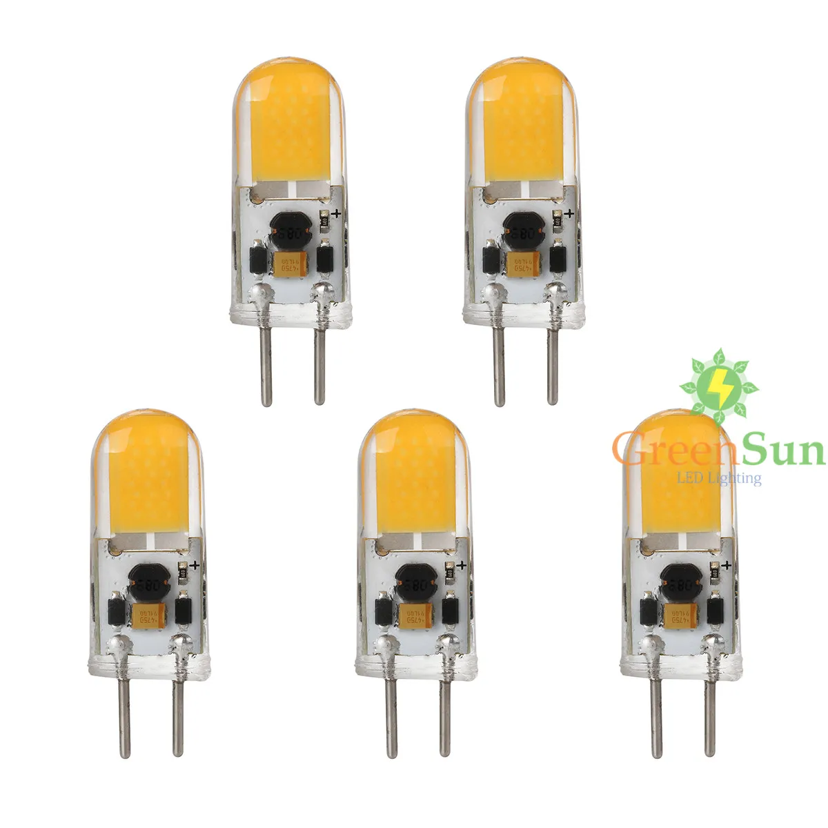 5/10 шт GY6.35 COB капсульные светодиодные лампы 2,5 Вт заменить галогенный светильник, галогенные Сменные лампы AC/DC 12 В