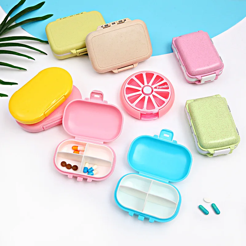 

Mini Pill Box Drugs Holder Tablet Medicine Sort Storage Case Vitamin Storage Box Container Organizer