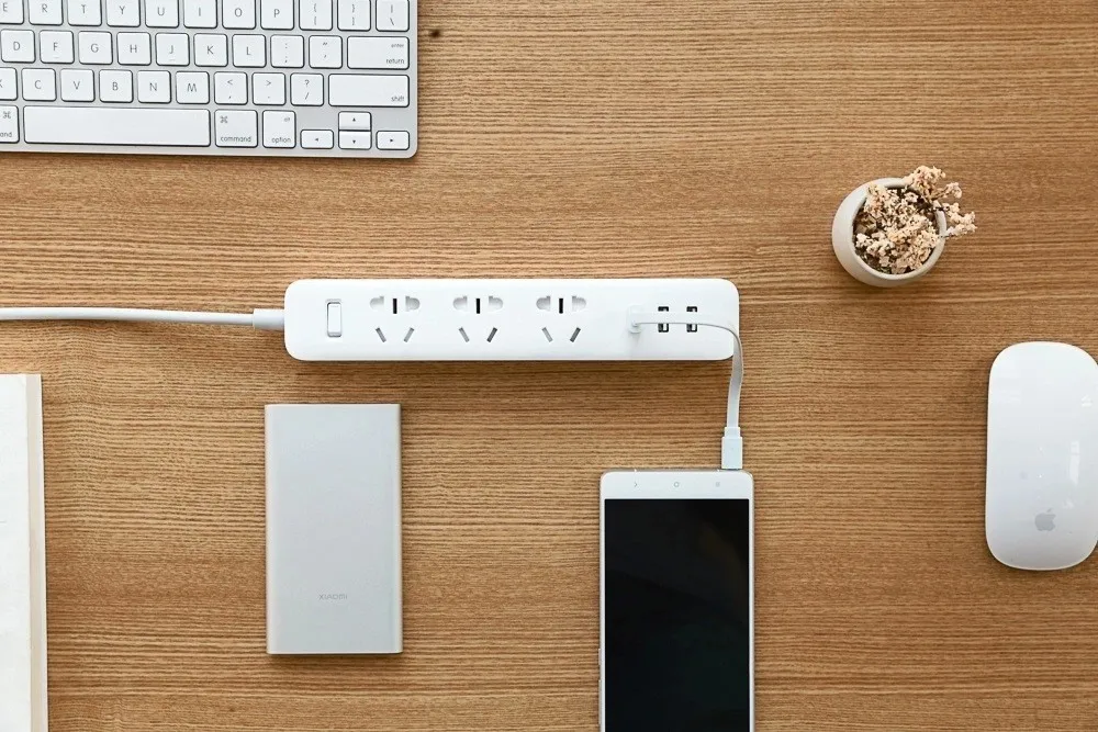 Оригинальный Для Xiaomi Smart мощность разъем Adapte 3 USB расширение Socketr зарядное устройство разъем для Умный дом электроники