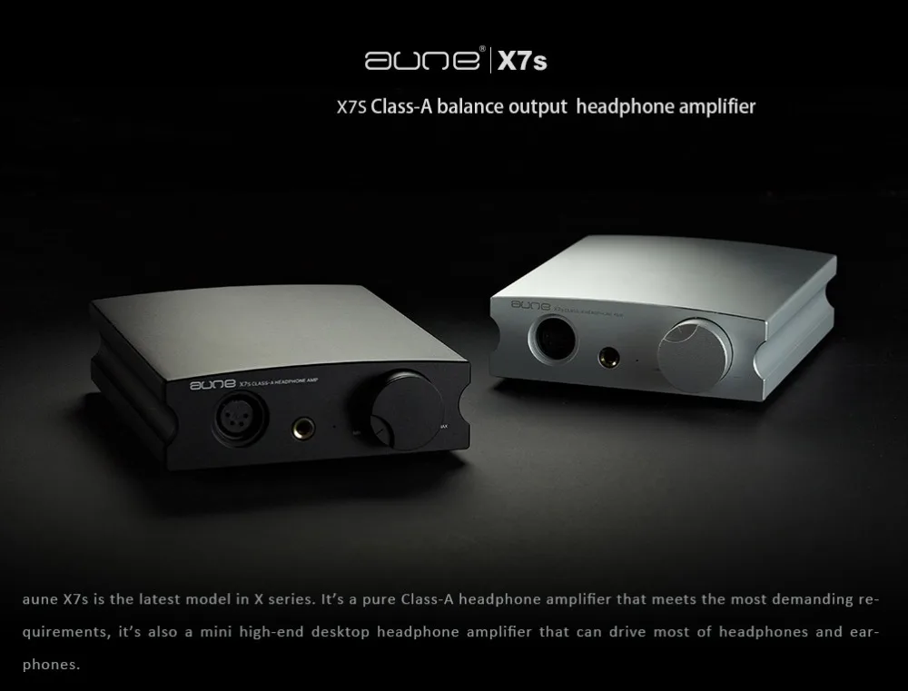 AUNE X7S Настольный сбалансированный усилитель для наушников большая тяга HD650 HIFI усилитель для наушников аудио