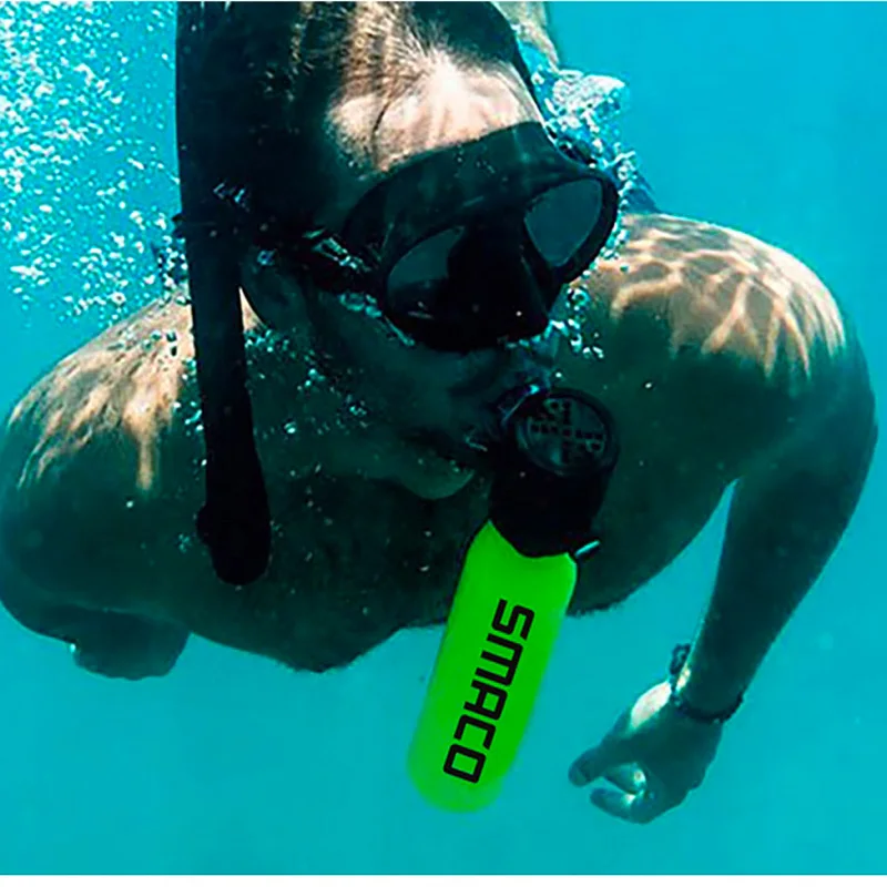 Portable Mini Diving Cylinder Scuba Oxygen Tank Scuba adaptor Customized bag Set Adult Underwater swimming equipment (8)