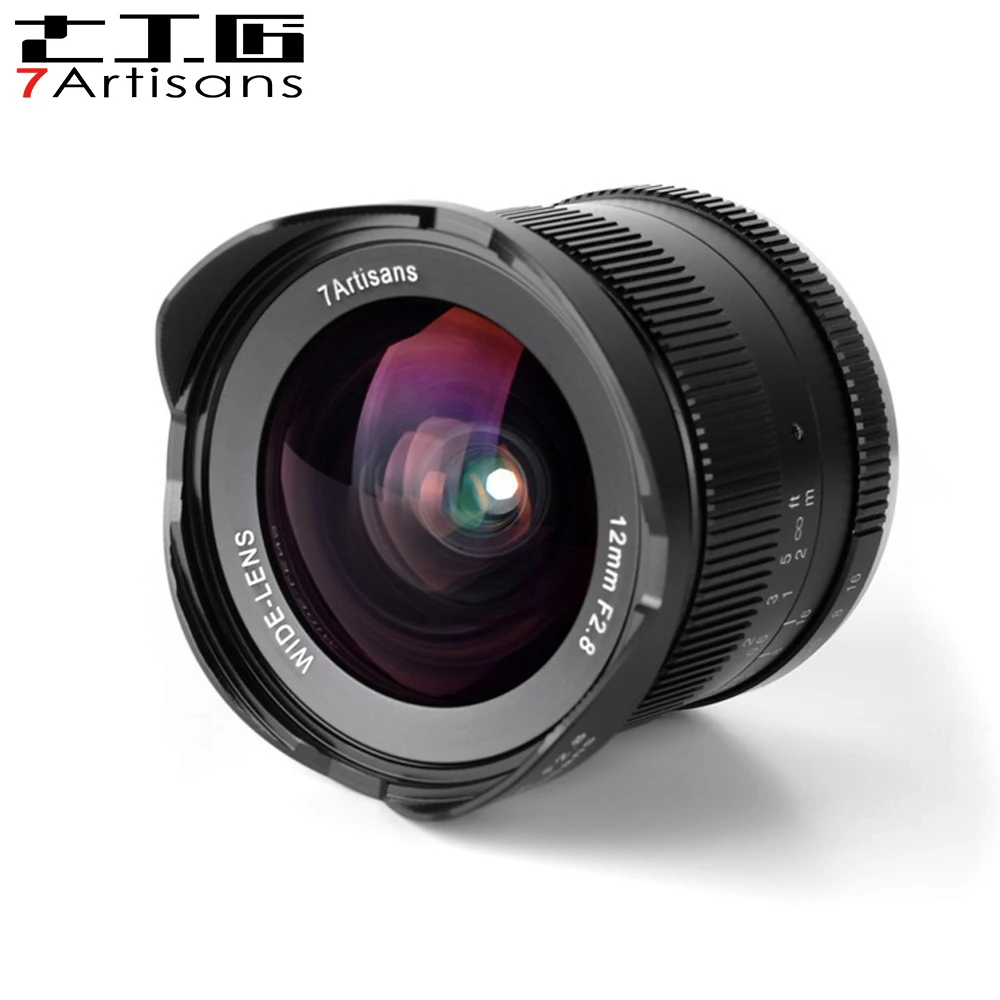 

7artisans 12mm f2.8 Ultra Wide Angle Lens for Sony E-mount APS-C Mirrorless Cameras A6500 A6300 A7 Manual Focus Prime Fixed Lens