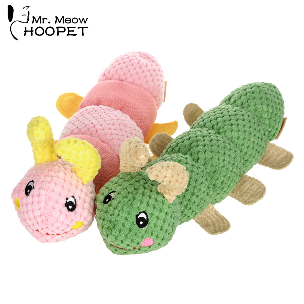 

Hoopet Pet Dog Toy Training Dog Squeaker Chew Cute Worm Interactive Sound Toy