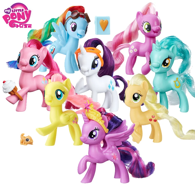 

My Little Pony Toy Friendship is Magic Tempest Shadow Rainbow Lyra Heartstring Rarity PVC Action Figure Collection Model Doll