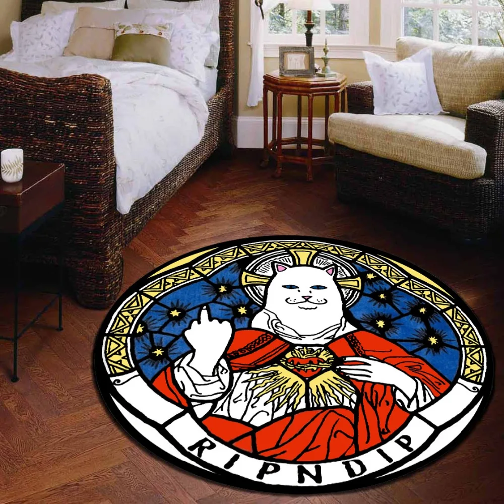 Cartoon Round Carpet Soft Carpets Anti-slip Rugs Living Room Bedroom Computer Chair Mat Floor Mat for Kids Room Home Decor Cartoon Round Carpet Soft Carpets Anti-slip Rugs Living Room Bedroom Computer Chair Mat Floor Mat for Kids Room Home Decor