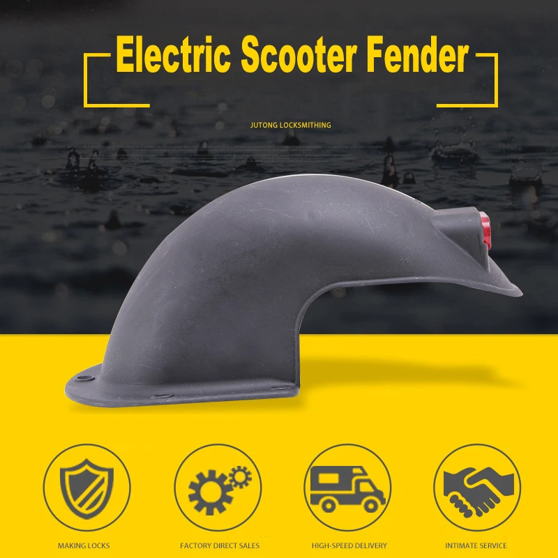 

Black Electric Scooter Rear Fenders Repair Exterior Part Mudguard For Xiaomi Mijia Electric Scooter Mudguard Back Fenders Guard