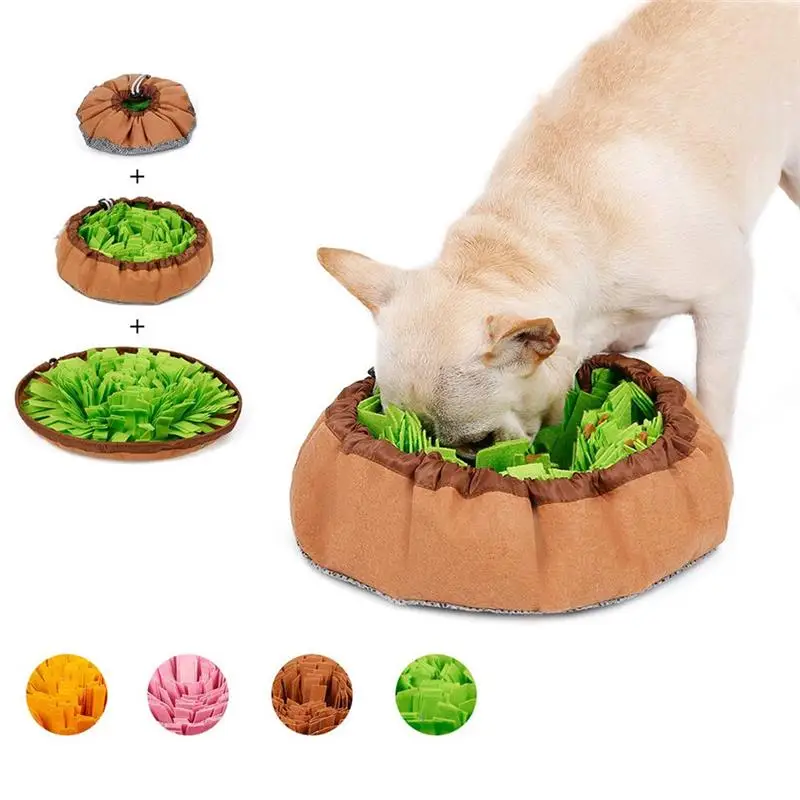 

LemonBest Pet Smelling Mat Pet Educational Toys Dog Snuffle Mat Smell Training Mat Dog Release Stress Feeding Mat