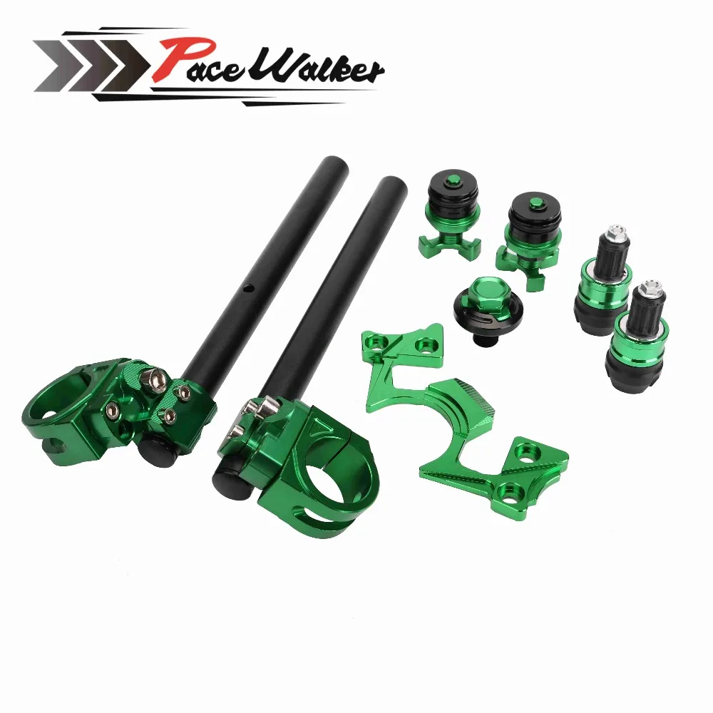 Бесплатная доставка для Kawasaki Ninja 250 300 2013 2014 2015 2016 Регулируемый руль клип на бар