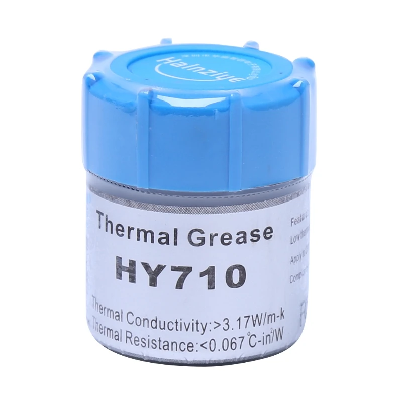 10g HY710-CN10 شحم حراري وحدة المعالجة المركزية شرائح التبريد مجمع سيليكون لصق 3.17 W