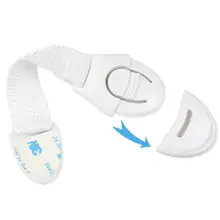 Более длинный ленточный замок стиль Детская безопасность защита детский ящик шкафа холодильник замки и ремни 50 шт./лот